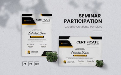 Certificado de Participação no Seminário