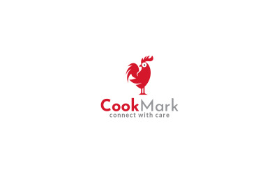 Cock Mark logotyp designmall
