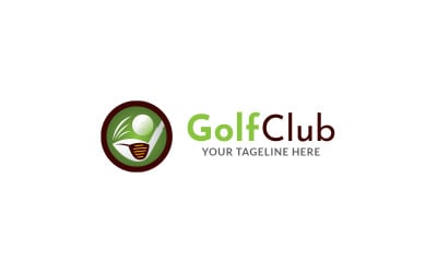 Modelo de design de logotipo de clube de golfe vol 2