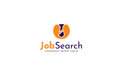 Jobbsökning logotyp designmall