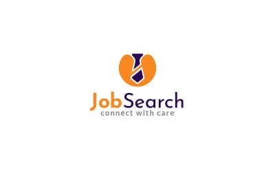 Modèle de conception de logo de recherche d&amp;#39;emploi