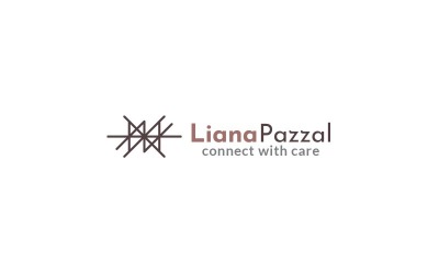 Modello di progettazione logo puzzle Liana