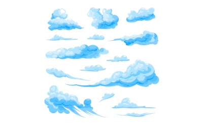 Sky Cloud Set 210251805 Vectorillustratieconcept