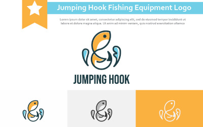 Jumping Hook horgászfelszerelések klubjának logója