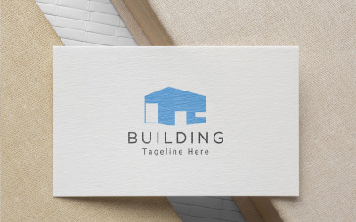 Kreativní budova Logo šablona