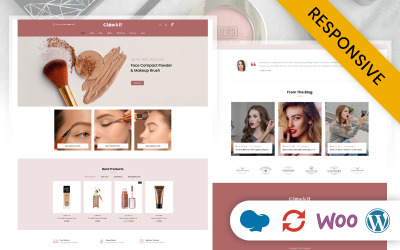 Glowkit - Tema reattivo WooCommerce del negozio di bellezza