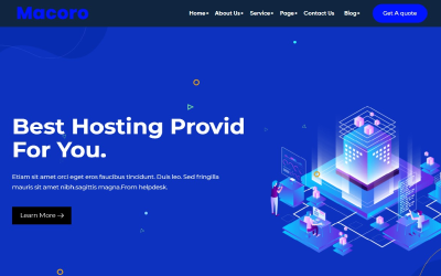 Macoro - Tema de WordPress para soluciones de TI y tecnología