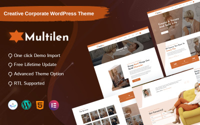 Multilen Psychology & Counseling Business Company WordPress Theme