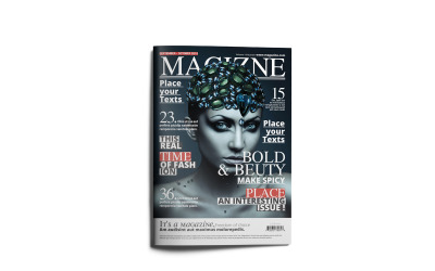 Progettazione del layout del modello di rivista di stile di vita#04