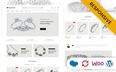 RoyalShine - Адаптивная тема WooCommerce для ювелирного магазина