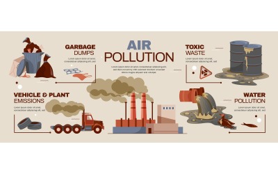 Air Pollution City 201251820 Vector Illustration Concept