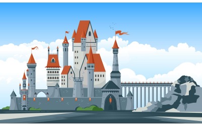 Ilustração do castelo 201251838 Conceito de ilustração vetorial