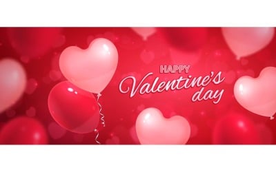 Valentine&#039;S Day Hearts Realistic Composition 5 201230944 Vector Illustration Concept