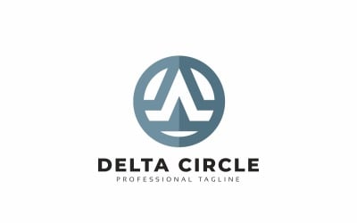 Delta Circle Logo Template