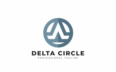 Szablon logo Delta Circle