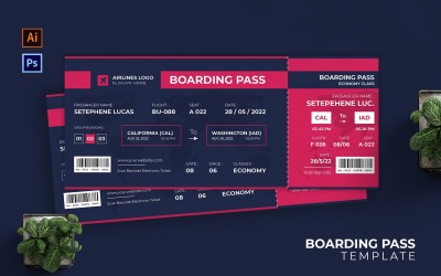 Economy Class Boarding Pass