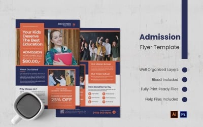 Education Admission Flyer Template