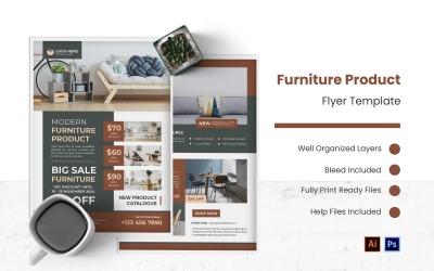 Furniture Product Flyer Template