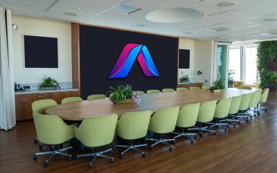 Bir Mektup İş Logo Tasarım Şablonu