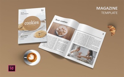 Печенье - шаблон журнала