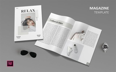 Relaxe - Modelo de Revista