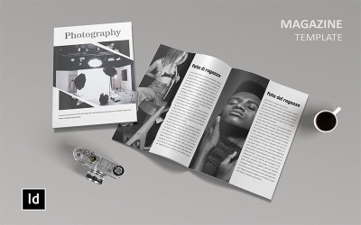 Photographie - Modèle de magazine