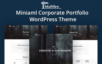 Минимальная корпоративная тема WordPress Multilen