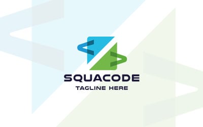 Square Code Professional Logo