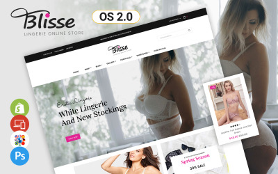 Blisse - Тема Shopify для жіночої білизни