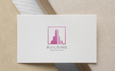 Diseño de logotipo de empresa inmobiliaria creativa