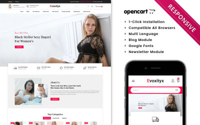 Evoxityx - Le magasin de lingerie Opencart 3.x