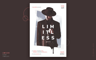 Limitless - PSD-mallar för flygblad