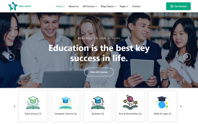 Star Learn - Kit de modelo educacional para Elementor