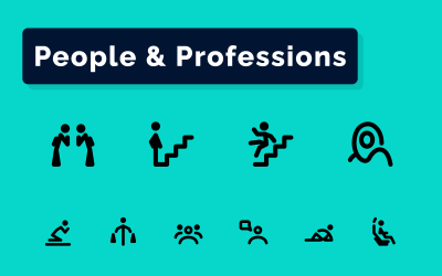 People & Professions Icons Set #2