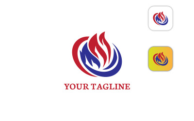 Шаблон дизайна логотипа рекламной службы Gash 1