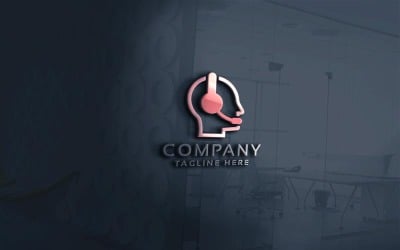 Centre d&amp;#39;appels Logo Pro Vector
