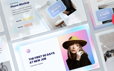 前 90 天计划 PowerPoint 演示模板