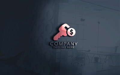 Soldi chiave Logo Pro Vector