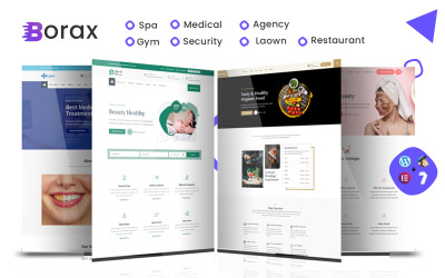 Borax - Mehrzweck-Minimal-WordPress-Theme