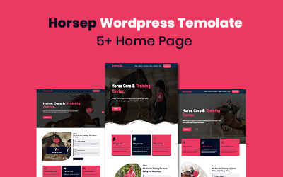 Horsep - тема WordPress для верховой езды и верховой езды, гонки