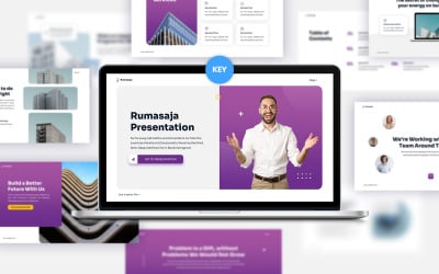 Rumasaja Corporate Business Keynote-Vorlage