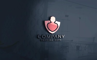 Secure Man Logo Pro Vector