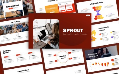 Sprout – бізнес багатоцільовий шаблон PowerPoint