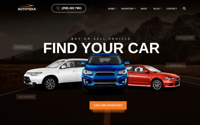 Autoteka - Téma WordPress komunity Auto Dealer