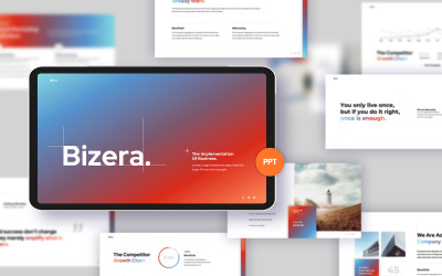 Bizera Business Powerpoint-mall