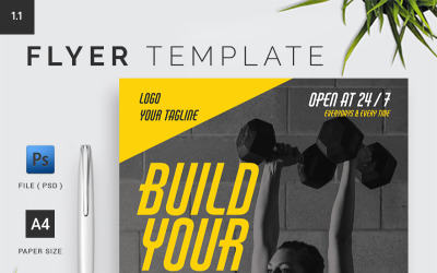Aerobic &amp;amp; Fitness Flyer Template 1.9