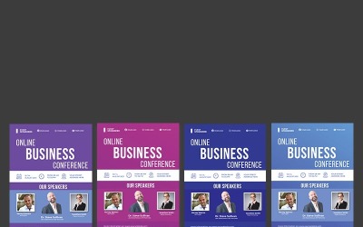 Business Conference Flyer Bundle Template