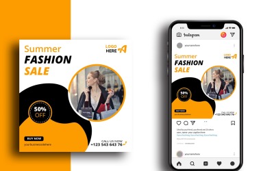 Fashion Summer Sale Social Media Post