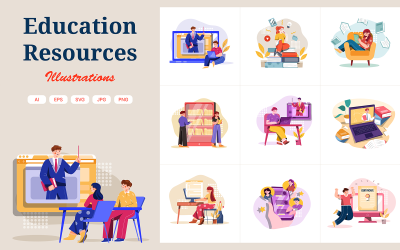 M361 - Education Resources Illustrations
