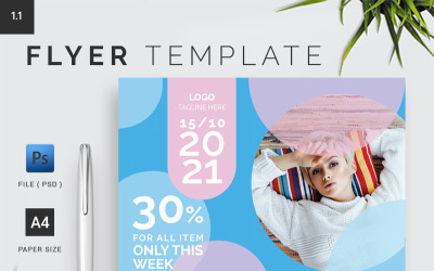 时装周传单模板 1.11